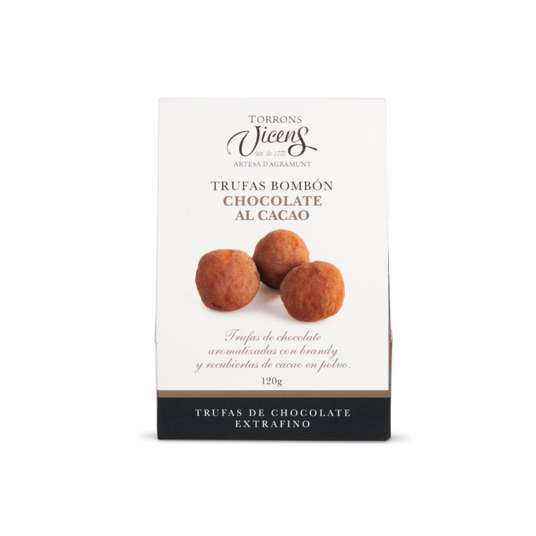 TRUFAS BOMBÓN CHOCOLATE AL CACAO TURRONS VICENS