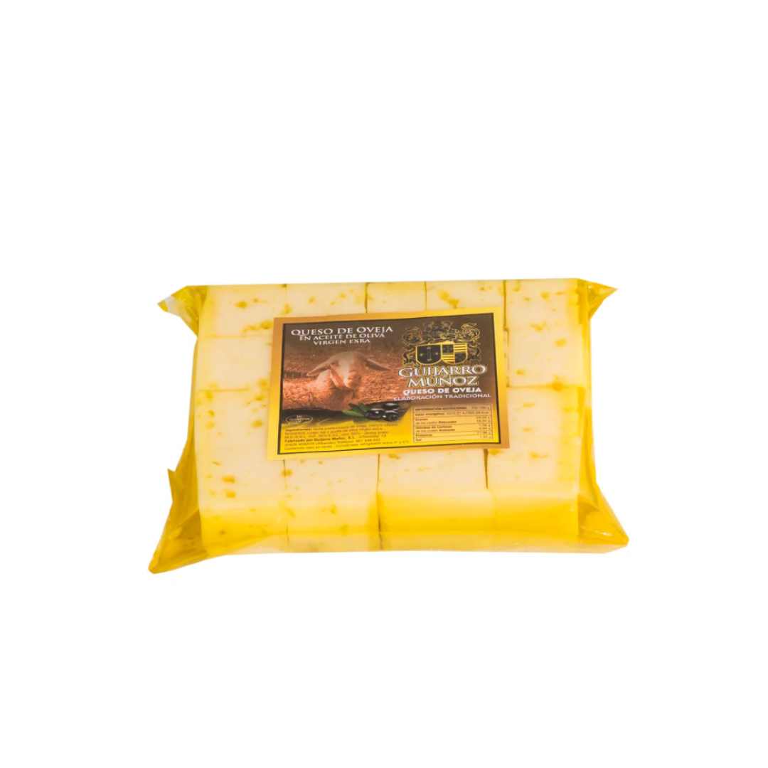 QUESO DE OVEJA A TACOS EN ACEITE DE OLIVA VIRGEN EXTRA