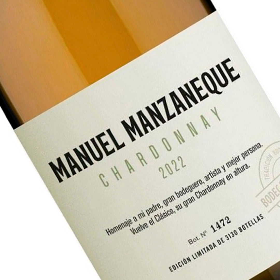 VINO MANUEL MANZANEQUE CHARDONNAY 2022