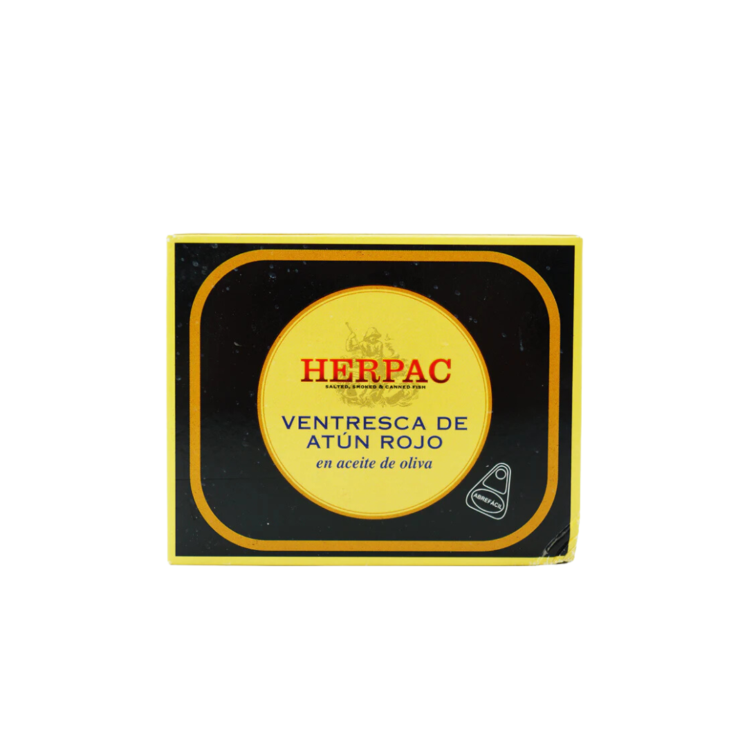 VENTRESCA DE ATÚN ROJO EN ACEITE DE OLIVA LATA 525 gr - HERPAC