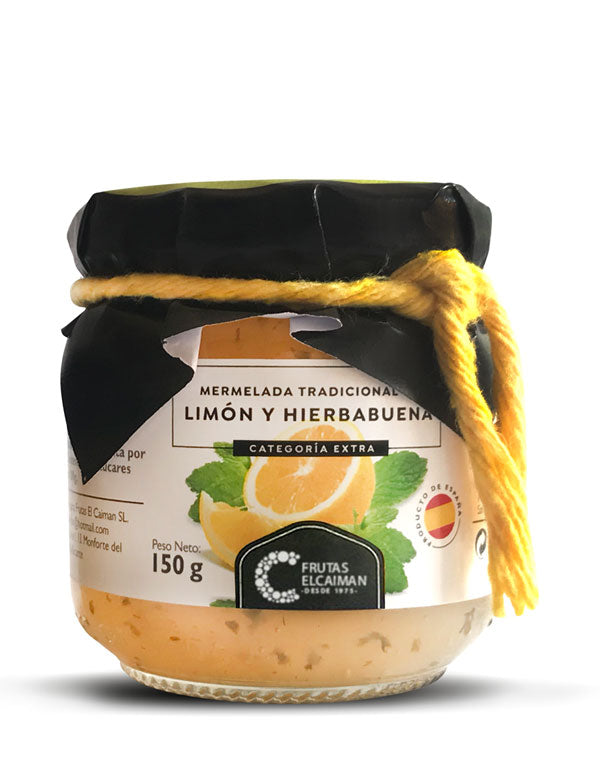 MERMELADA DE LIMÓN Y HIERBABUENA - EL CAIMÁN GOURMET
