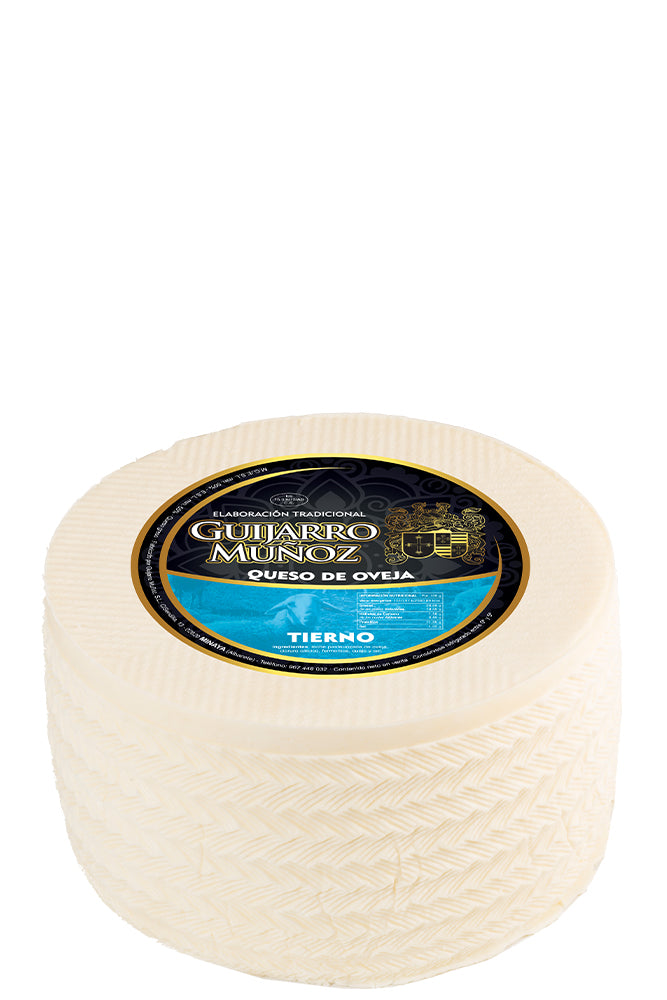 QUESO DE OVEJA TIERNO CON LECHE PASTEURIZADA