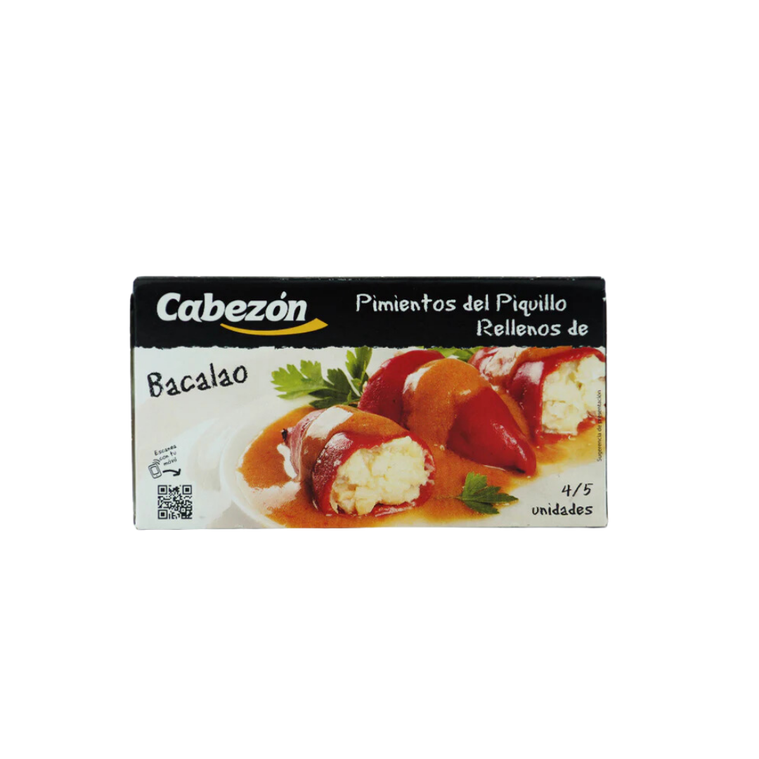 PIMIENTOS DEL PIQUILLO RELLENOS DE BACALAO - CABEZÓN