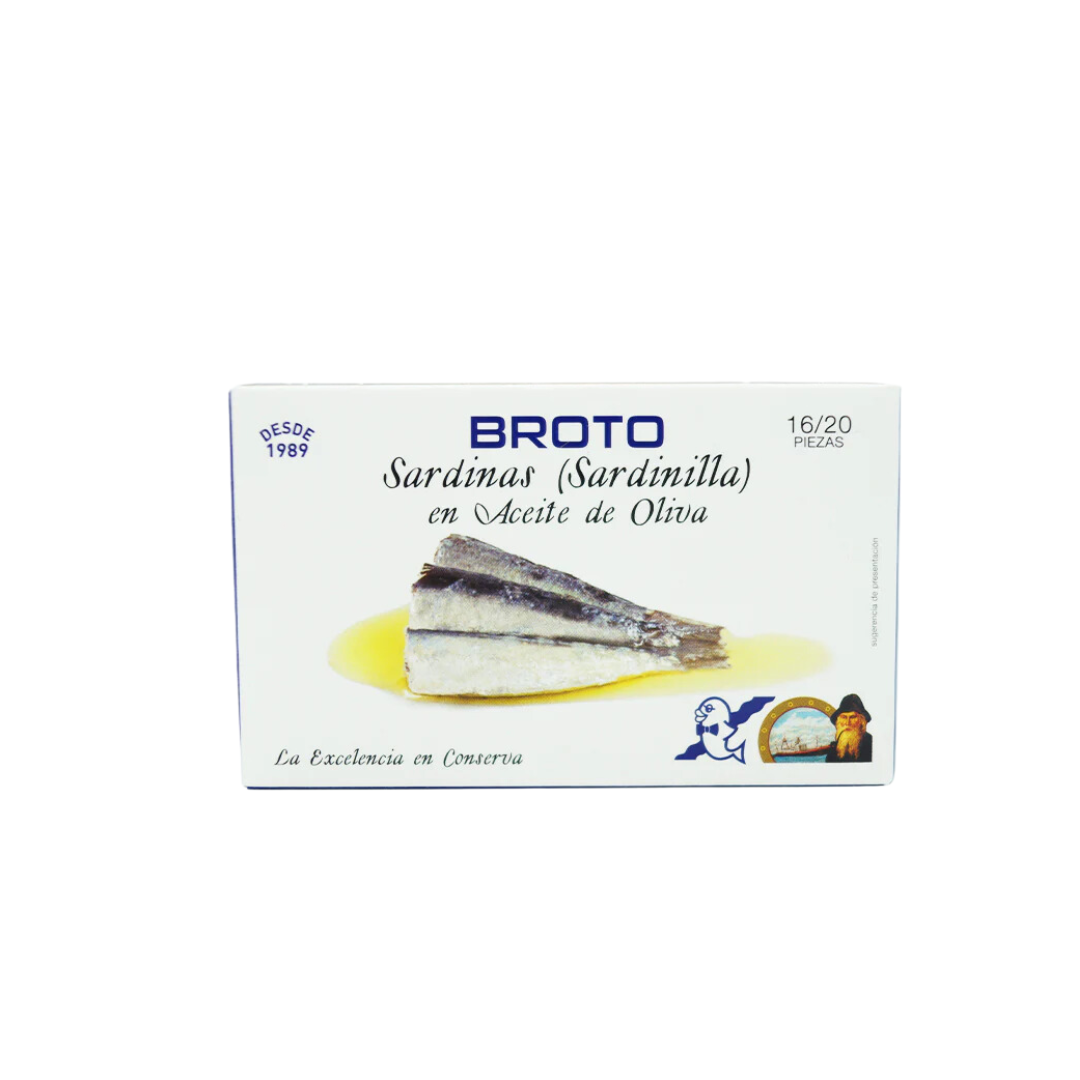 SARDINILLAS EN ACEITE DE OLIVA 16/20 - BROTO