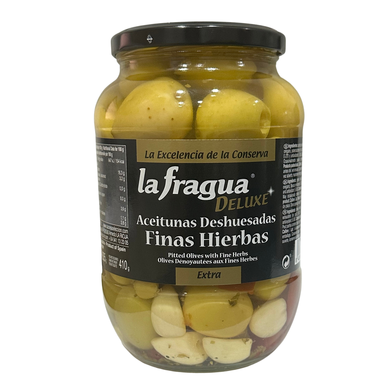 ACEITUNAS DESHUESADAS FINAS HIERBAS - LA FRAGUA DELUXE