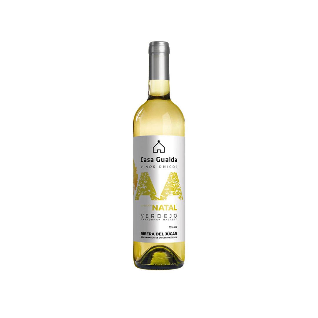 VINO VERDEJO, CHARDONNAY Y MACABEO CASA GUALDA