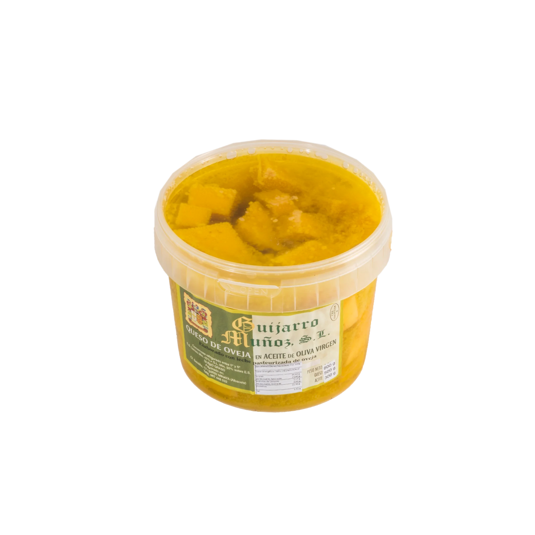 QUESO EN ACEITE 800G - GUIJARRO MUÑOZ