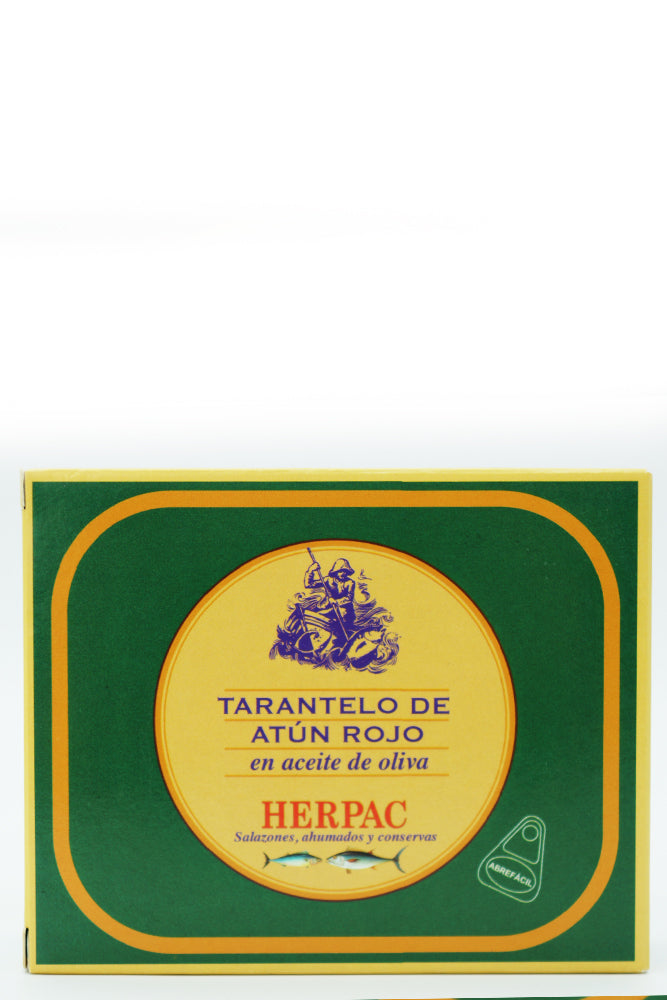 TARANTELO DE ATÚN ROJO EN ACEITE DE OLIVA LATA 525 gr - HERPAC