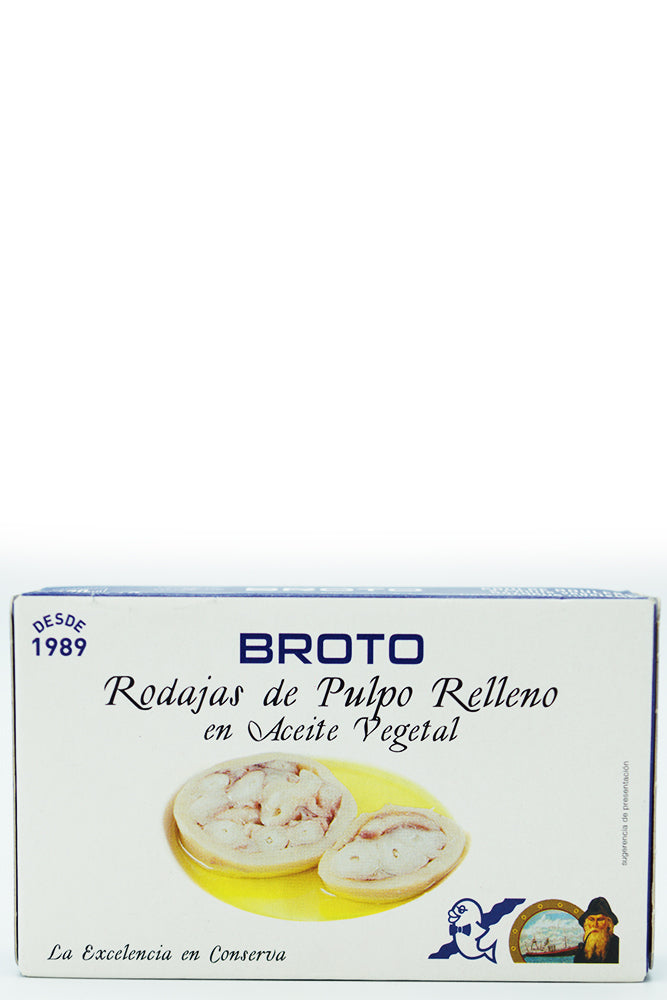 PULPO A RODAJAS RELLENO EN ACEITE - BROTO