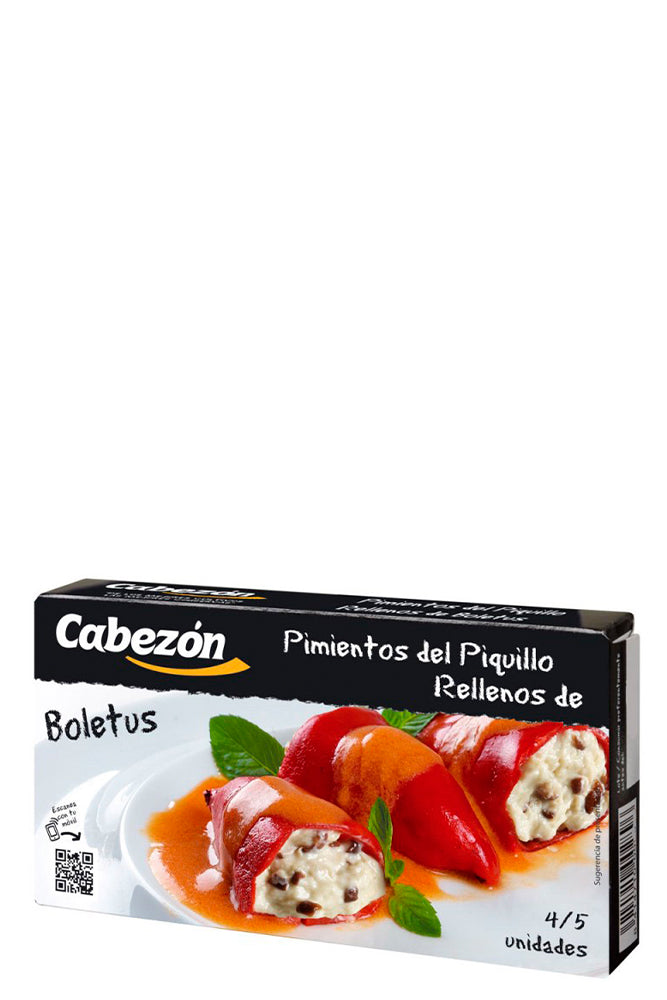 PIMIENTOS DEL PIQUILLO RELLENOS DE BOLETUS - CABEZÓN