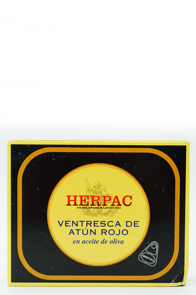 VENTRESCA DE ATÚN ROJO EN ACEITE DE OLIVA LATA 525 gr - HERPAC