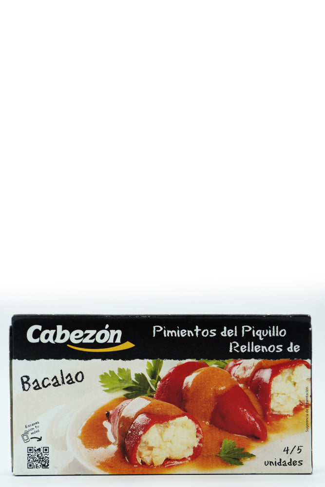 PIMIENTOS DEL PIQUILLO RELLENOS DE BACALAO - CABEZÓN