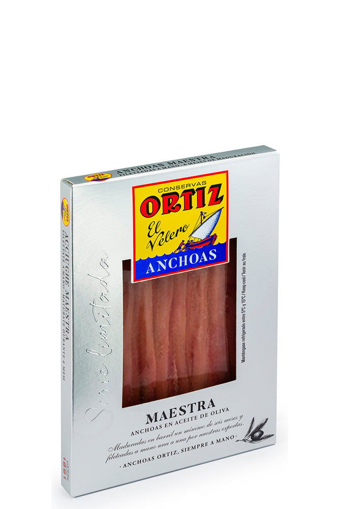 BARQUETA MAESTRA DE ANCHOAS A LA ANTIGUA - ORTIZ