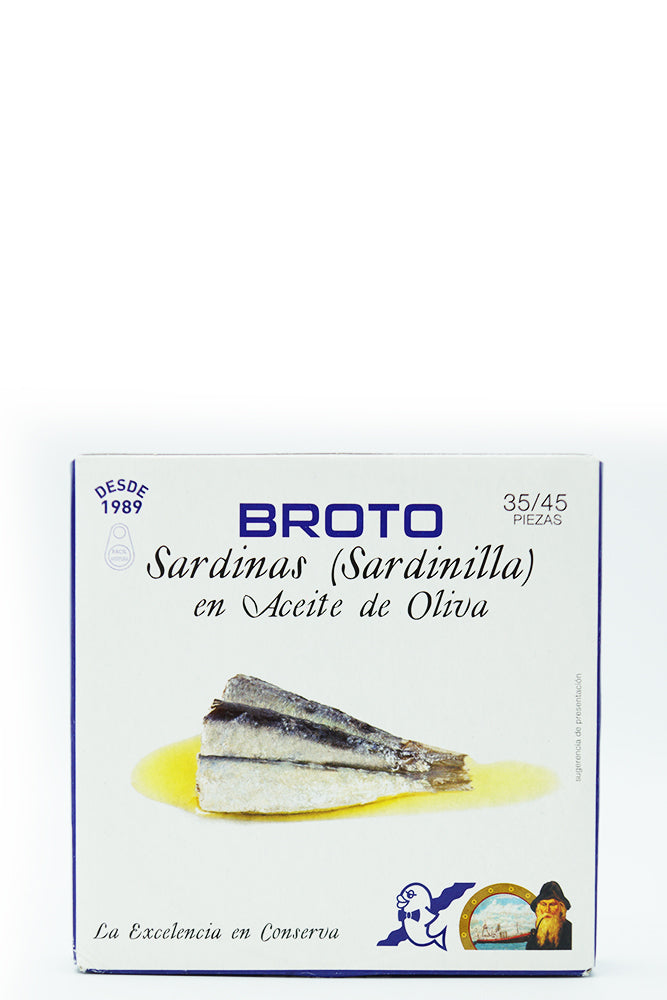 SARDINILLAS EN ACEITE DE OLIVA 35/45 - BROTO