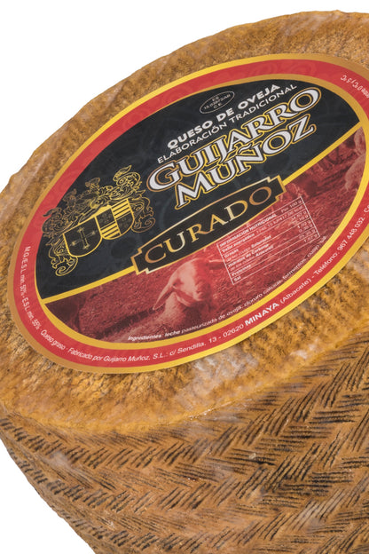 QUESO DE OVEJA CURADO CON LECHE PASTEURIZADA