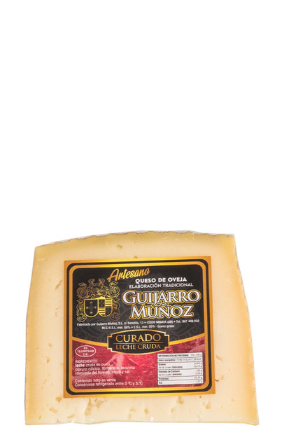 QUESO DE OVEJA CURADO DE LECHE CRUDA